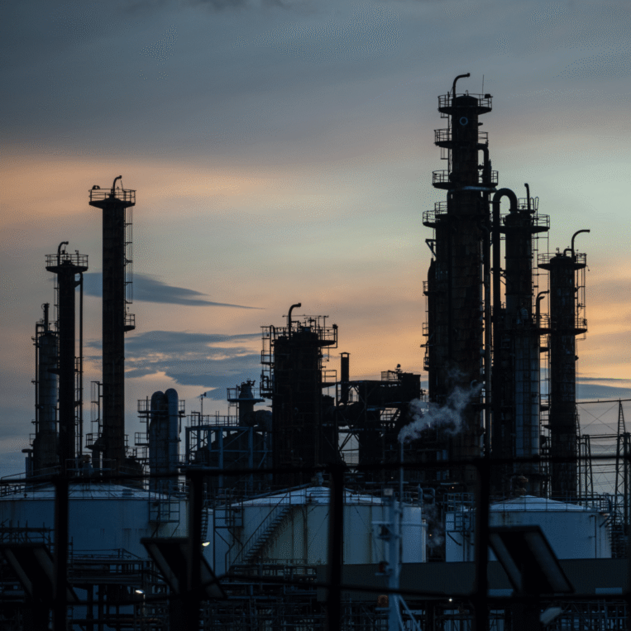 OIl industrial area